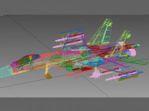shenyang j-11 3D Model