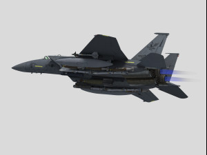 mcdonnell douglas f-15e strike eagle 3D 模型