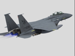 mcdonnell douglas f-15e strike eagle 3D 模型
