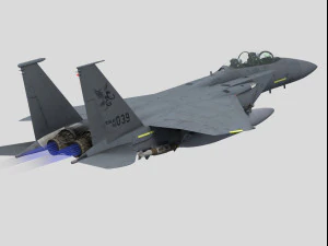 mcdonnell douglas f-15e strike eagle 3D Model