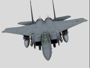 mcdonnell douglas f-15e strike eagle 3D Model