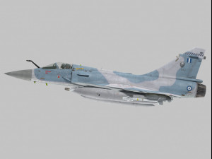 dassault mirage 2000 3D 모델