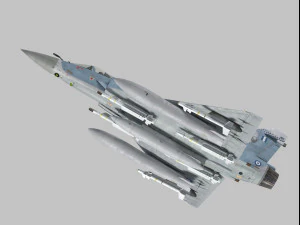 dassault miraggio 2000 Modello 3D