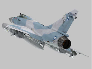 dassault miraggio 2000 Modello 3D