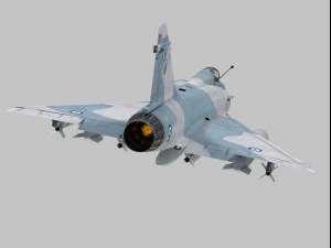 dassault miraggio 2000 Modello 3D