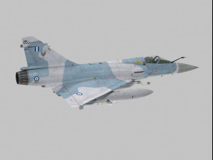 dassault mirage 2000 3D 모델