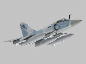 dassault mirage 2000 3D 모델