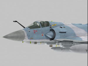 dassault mirage 2000 3D 모델