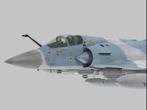 dassault miraggio 2000 Modello 3D