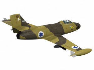 Dassault md450 ouragan 3D Model
