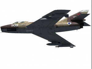 Dassault Super Mystere 3Dモデル
