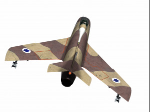 Dassault Super Mystere 3Dモデル