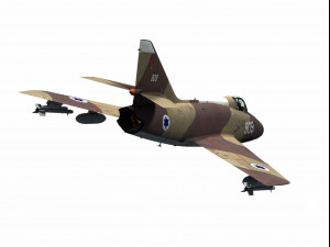 Dassault Super Mystere 3Dモデル
