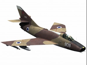 Dassault Super Mystere 3Dモデル