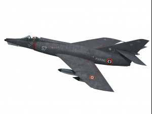 dassault etendard iv m Model 3D