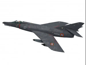 dassault etendard iv m 3D Model