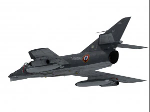 dassault etendard iv m 3D Model