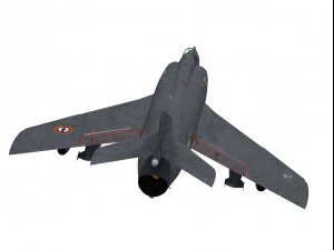 dassault etendard iv m 3D Model