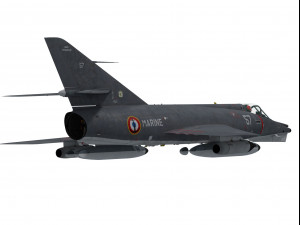 dassault etendard iv m Model 3D