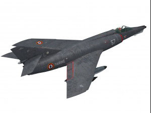 dassault etendard iv m Model 3D