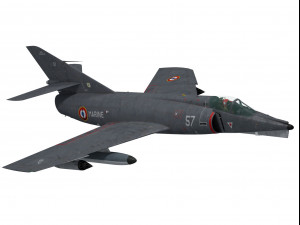 dassault etendard iv m Model 3D