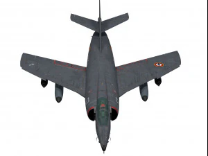 dassault etendard iv m 3D Model
