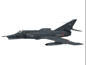 dassault etendard iv p recon version 3D Model