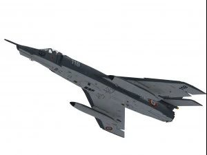 dassault etendard iv p recon version 3D Model