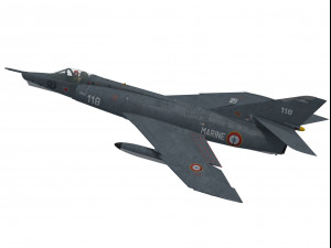 dassault etendard iv p recon version 3D Model