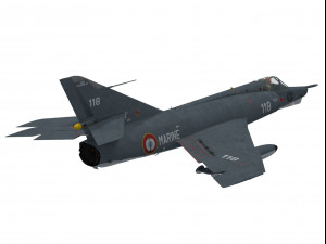 dassault etendard iv p recon version 3D Model