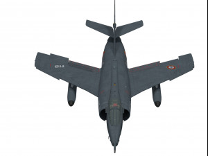 dassault etendard iv p recon version 3D Model