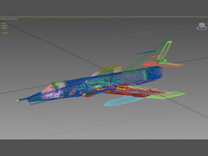 dassault etendard iv p recon version 3D Model