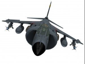 british aerospace sea harrier 3D 모델