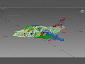 british aerospace sea harrier 3D 모델