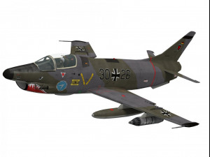 fiat g91 gina 3D Model