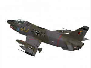 fiat g91 gina 3D Model