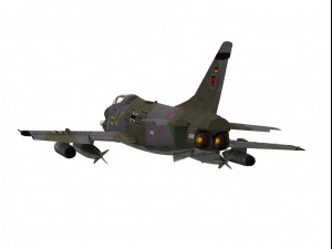 fiat g91 gina 3D Model
