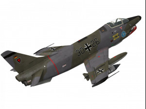 fiat g91 gina 3D Model