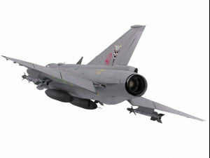 saab 35 draken 3D Model