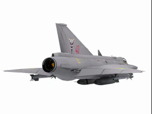 Saab 35 Draken Modelo 3D
