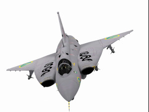 saab 35 draken 3D Model