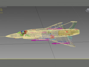 saab 35 draken 3D Model