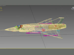Saab 35 Draken Modelo 3D