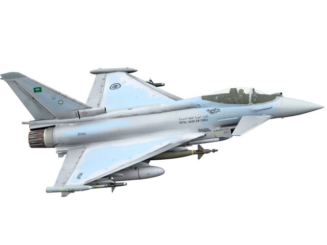 eurofighter typhoon Modelo 3D .c4d .max .obj .3ds .fbx .stl .blend 