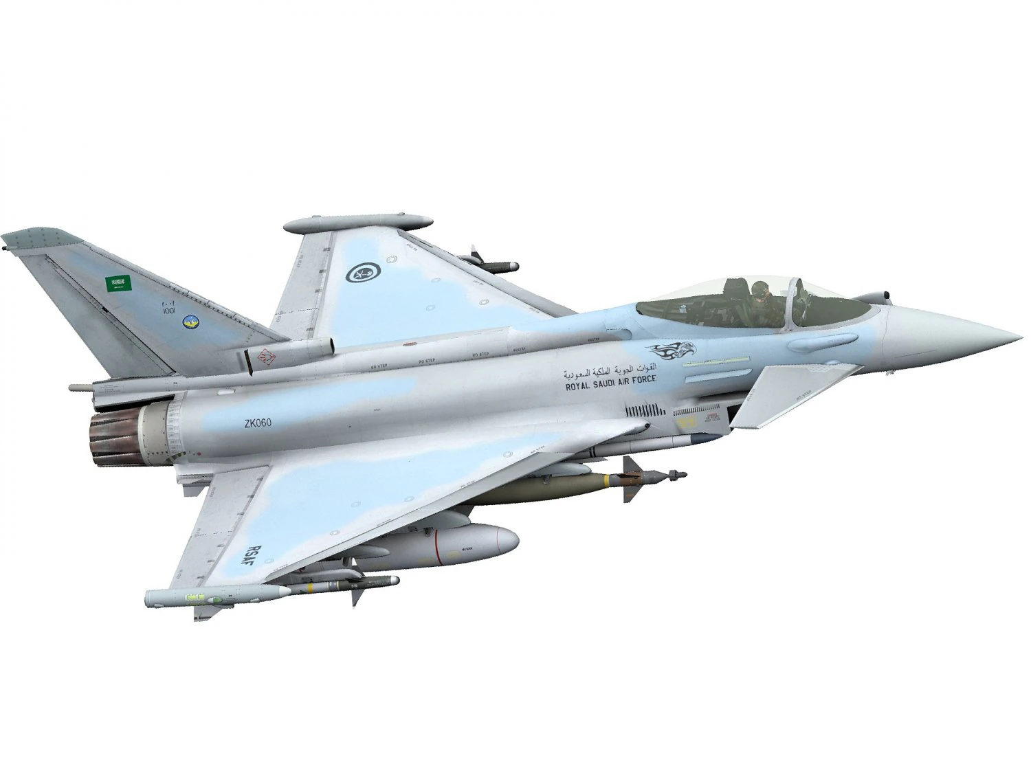 eurofighter typhoon 3D Model .c4d .max .obj .3ds .fbx .stl .blend