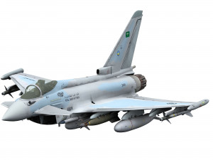 eurofighter typhoon Modelo 3D