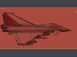 eurofighter typhoon Modelo 3D