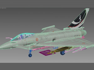 eurofighter typhoon 3D-Modell