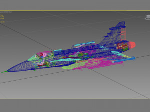 saab jas 39 gripen 3D 모델