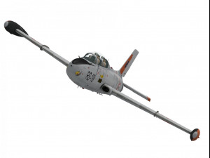 aermacchi mb-326 Model 3D
